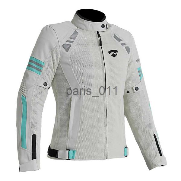 Autres vêtements Veste de course Femmes Accessoires de moto respirants Veste de moto avec protecteur CE Veste d'été de prévention des chutes x0926