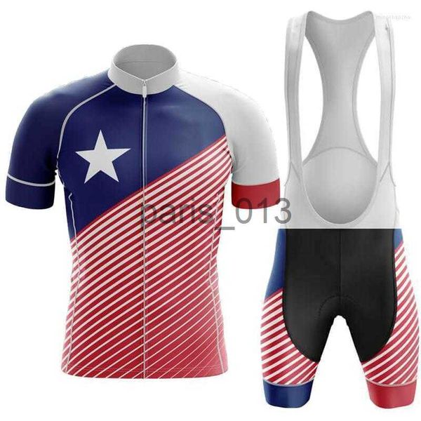 Autres vêtements Ensembles de course Porto Rico Vêtements de cyclisme Hommes Summer Road Bike Jersey Set Femmes Manches courtes Vélo Uniforme Jerseys VTT Chemise Costume X0915