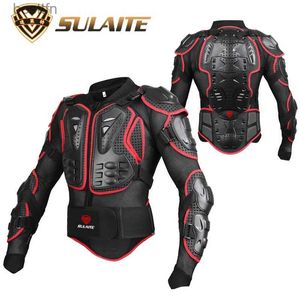 Overige kleding SULAITE Motorjas Racing Armor Protector ATV Motocross Lichaamsbescherming Jas Kleding Beschermende uitrustingL231007