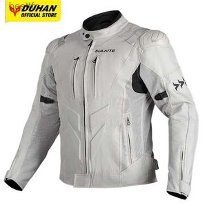 Otras prendas SULAITE Chaqueta de motocicleta Ropa de carreras de carretera Chaqueta protectora extensible Verano Transpirable Equipo de motocicleta Tamaño S-4XLL231007