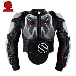 Autres vêtements Sunny Professional Moto Riding Body Protector Gilet Motorcross Racing Body Armour Colonne vertébrale Veste de protection Gear GuardsL231007