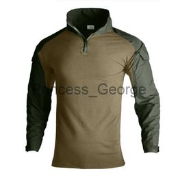 Autres Vêtements Tactique Combat Shirt Uniforme Militaire Armée Vêtements Tatico Tops Airsoft Multicam Camouflage Chasse Vêtements Longue Chemise Hommes 8XL x0711