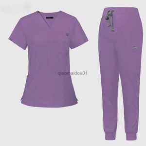 Autres vêtements en gros salle d'opération uniforme médical gommages hôpital travail gommages ensemble fournitures médicales infirmière chirurgie dentaire costume vêtements de travail