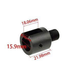 Anderen Tactische Accessoires Aluminium Ruger 1022 1022 Mondingsrem Adapter 12X28 58X24 750 Barrel End Thread Protector Combo 260408325t