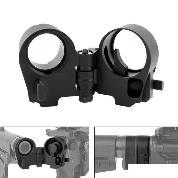 Otros accesorios tácticos Ar adaptador de Stock plegable para M16 M4 Sr25 serie Gbb Aeg Rifle de caza plegable Airsoft parte Swimset Ot300l