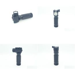 Tactische Accessoires Nieuwe Foregrip Verticale Grip High Power Led-zaklamp Fit 20Mm Qr Rail Mount Drop Delivery Dhvkq