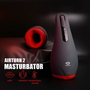 OTOUCH mâle masturbateur automatique fellation chauffage succion bouche Masturbation tasse pénis sexy jouets pour hommes stimulateur Oral Machine