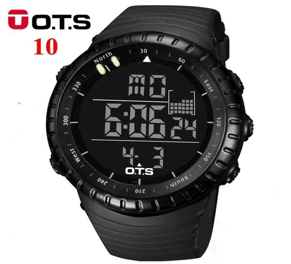 OTS MEN039S RELOJ LED Sports Digital Reloj 50m Men impermeables