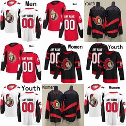 Ottawa Senators Hockey Jerseys 7 Brady Tkachuk 18 Tim Stutzle 57 Shane Pinto 85 Jake Sanderson 61 Derick Brassard 21 Mathieu Joseph 23 Travis Hamonic