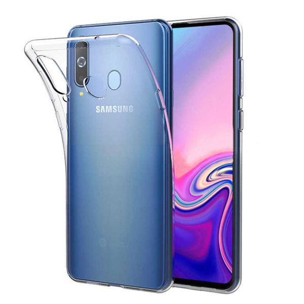 Housse de téléphone transparente pour Samsung Galaxy A8S SM-G8870 2019 Housse de protection souple en silicone TPU GalaxyA8S 6,4 pouces