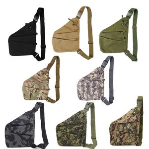 Oudoor Sports Tactical Bag Pack Rucksack Knapsack Assault Combat Camouflage Versipack Chest Bag No11-110