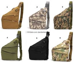 Oudoor Waterdicht Tactische tassen buitensporten Rugzak Knapzak Assault Combat Camouflage Versipack Molle Chest Bag cross body pack army pocket