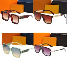 Gafas de sol de diseño para hombres de OUIS VL para mujeres Fashion Lady Sun Glasses Men Classic Millse Luxury Eyewear Lis V Signature Gafas para conductores de playa Gafas de sol de negocios