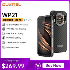 Oukitel WP21 Rugged Night Vision ,9800 mAh, 12GB+256 GB, 64MP Camera, 66W, 120 Hz Helio G99