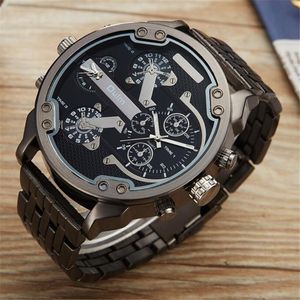 OULM grote grote horloges mannen uniek designer kwarts horloge mannelijke zware roestvrijstalen riemspolhoenspolspola 272J 272J