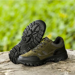 Oulylan, zapatos de senderismo antideslizantes para exteriores para hombre, resistentes al desgaste, transpirables, a prueba de salpicaduras, zapatillas de escalada para hombre, zapatos de montaña para caza, talla 39-45