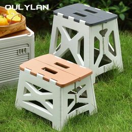 Oulylan Draagbare Plastic Vouwkruk Outdoor Camping Kruk Stoel Zetel Thuis Badkamer Keuken Tuin Camping Kinderen Volwassenen Stoel 240220