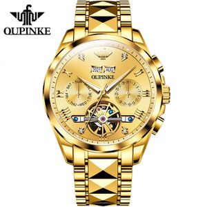 OUPINKE 3186 Luxuremerk Automatisch mechanisch waterdichte herenhorloge