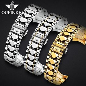 Oupinke watch band premium solid en acier inoxydable en acier inoxydable bracelet bracelet bracelet bracelet 20 mm 22 mm 24 mm 240409