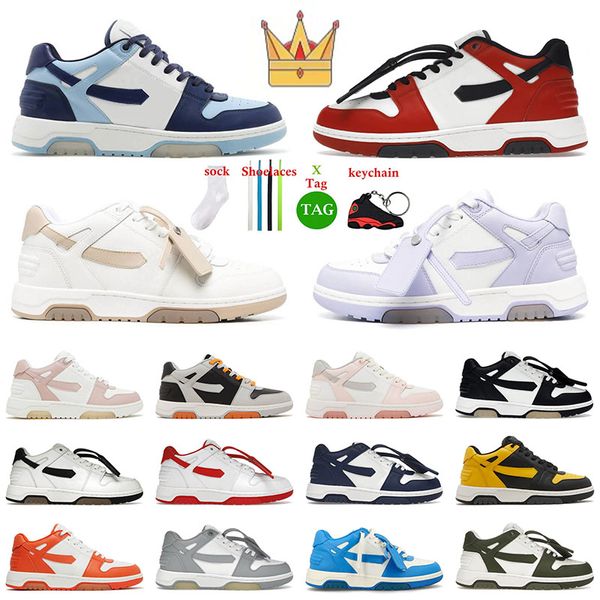 OFF-WHITE Out Of Office OOO Low Tops off white offwhite off whitesdesigner shoes 【code ：L】Fuera de la oficina Diseñador Offes Zapatos Blancos Clásicos Hombres Mujeres Caminando
