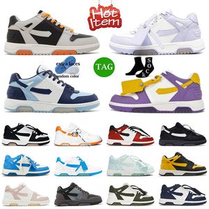 Zapatos de diseñador fuera de la oficina Hombres Mujeres Offs UNC Negro Blanco Azul marino Gris Rosa Beige Lila Placa de lujo Forma de placa Zapatillas deportivas casuales Entrenadores para caminar al aire libre 36-46