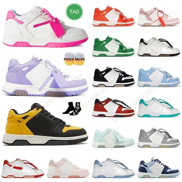 expédition gratuite off white out of office des chausssures hommes femmes offwhite whites light grey sneakers beige black and white orange leahter platform【code ：L】 baskets scarpe