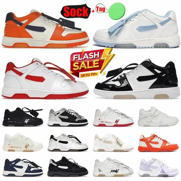 Top Series Out Of Office Sneaker Zapatos de diseñador Lujo para caminar Hombres Correr Offes Blanco Negro Azul marino Vintage Zapatillas deportivas casuales desgastadas Zapatillas deportivas para mujer