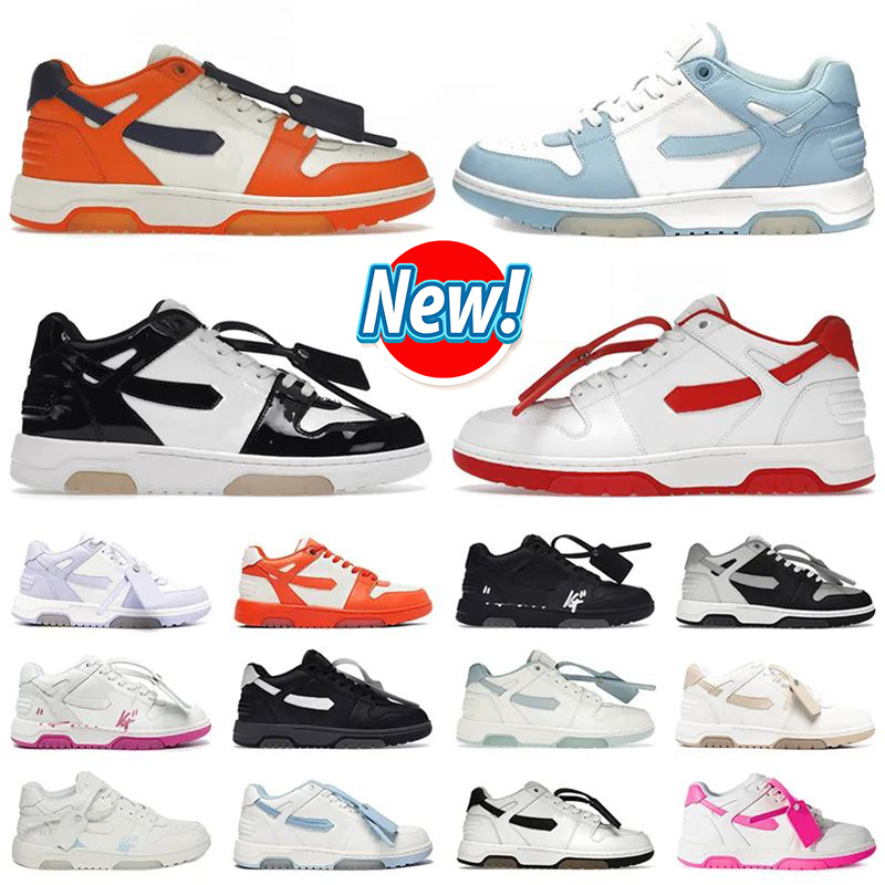 of Out Office Sneaker Diseñador Zapatos casuales Low Tops Blanco Vintage Cuero envejecido para caminar Mocasines para mujer para hombre Zapatillas de deporte con plataforma Tamaño 36-45