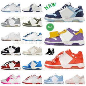 Out Of Office Sneakers Lage Platforms Schoen Heren Dames Offes Witte Casual Schoenen Designer OW Lichtblauw Kaki Blauw Oranje Wit DHgates Sport Tennis Vintage Sneakers