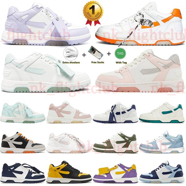 Out Of Office Top Low Platform Trainers OOO Mocassins offes Blanc Beige Gris Blanc Éponge Mid Top Orange Bleu Clair Kaki Blanc Hommes Femmes Sneaker Skateboard DHgate 36-45