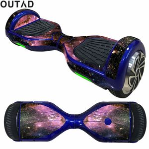 Outad 6.5 inch Self Balancing Scooter Skin Decal Cover Stickers Elektrische Skate Board Sticker 2Wheel Beschermende Case Case Sticker