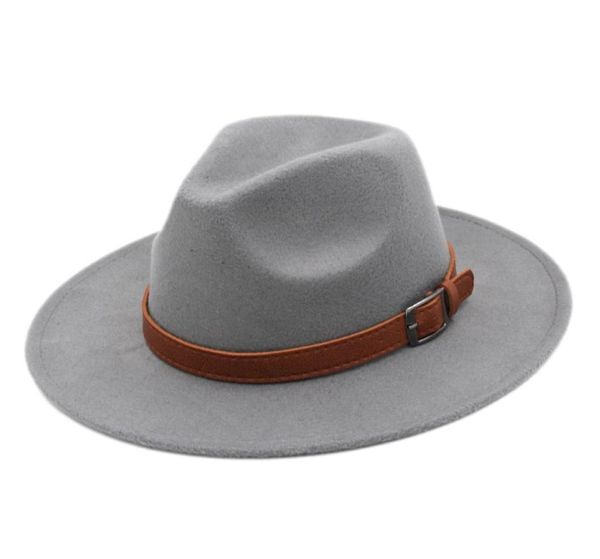 Outback venta primavera Panamá sombrero de copa mujeres hombres playa fiesta calle jazz gorra mezcla de lana fedora s ala ancha trilby tamaño 5658cm5348164