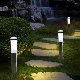 Outdoor 10W E27 Bulb LED LAWN LAMT Waterdicht IP65 Roestvrij staal Courtyard Villa Landschap Padlichten AC 110V 220V