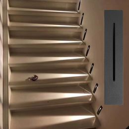 Lámpara de pared subterránea LED de 3W para exteriores, accesorio para escalones/escaleras, lámpara enterrada, impermeable, paisaje, camino, patio blanco, escaleras, esquinas, villas oemled