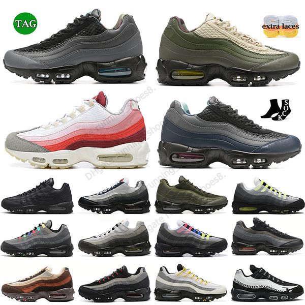 95 95s hommes femmes chaussures de course triple noir blanc évolution des icônes tempête séquoia rose faisceau gourmand 3.0 anatomie néon croquis baskets de sport