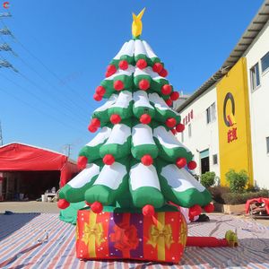 Activités de plein air 10 mH (33 pieds) avec ventilateur géant éclairage gonflable arbre de Noël liquidation vente décoration de Noël gonflables ballon à air USA Stock