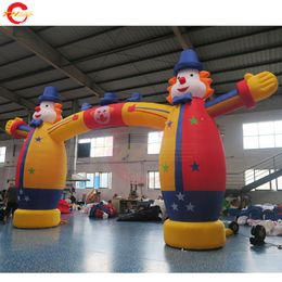 Activités de plein air 10 MW (33 pieds) avec ventilation de l'entrée de vacances en plein air personnalisée Arche de clown gonflable à vendre