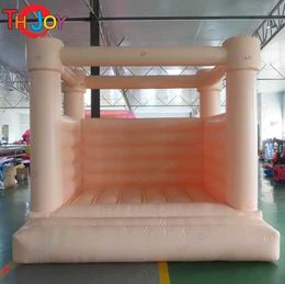 outdoor activiteiten 10x10ft 13x13ft outdoor Opblaasbare Bruiloft Uitsmijter wit Bounce Huis verjaardagsfeestje Jumper Springkasteel voor verhuur-7