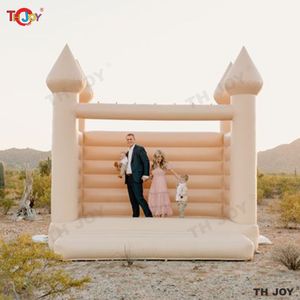 Actividades al aire libre 13x13 pies inflable boda rebote Casa Blanca fiesta de cumpleaños Jumper castillo hinchable envío aéreo gratis