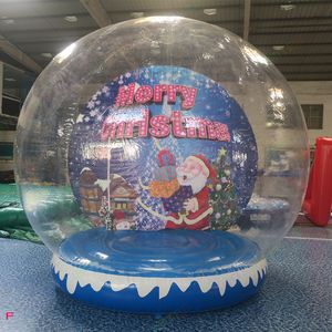 Outdoor Activiteiten 2022 NIEUWE Kerstmis Decoratie Sneeuwbal 3m Dia Human Size Snow Globe Photo Booth Aangepaste achtergrond Kersttuin Clear Bubble Dome
