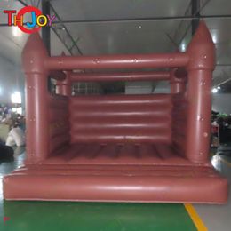 Activités de plein air Commercial 13x13ft Piron de mariage blanc gonflable PVC Playhouse Bouncy Castle Moon Party House Bridal Bounce Jumping Bouncers for Kids