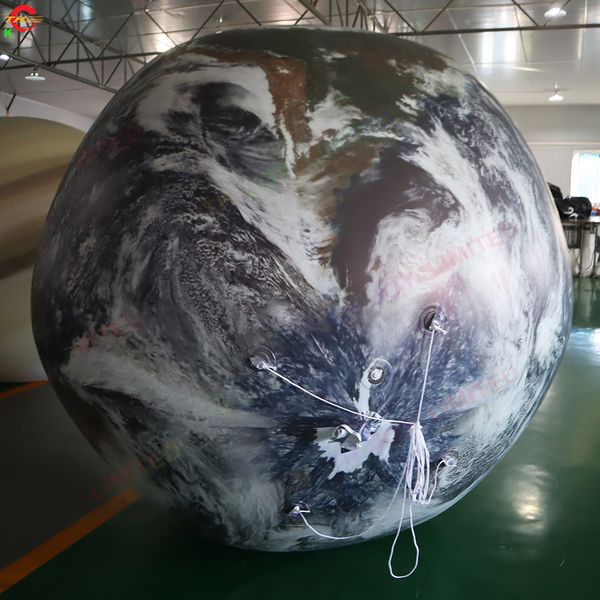 Activités de plein Air dia éclairage neuf planète ballon gonflable système solaire balles d'air à vendre