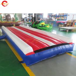 Outdoor-activiteiten Gratis deurverzending Goedkope opblaasbare airtrack Tumbling sportuitrusting Gymmat Air Track voor gymnastiek