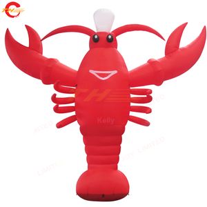 Livraison gratuite Activités extérieures Modèle de homard gonflable Prawfish Procambarusclakii Red homard pour la publicité