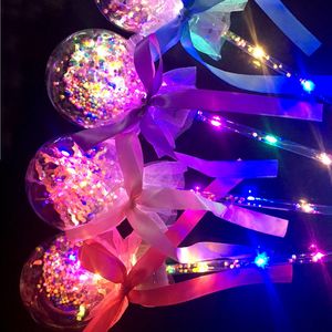 Activités de plein air Bâtons Lumineux LED Boule Claire Forme d'Étoile Clignotant Glow Baguettes Magiques pour Anniversaire Décoration de Fête de Mariage Enfants Jouets Lumineux