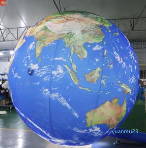 Activités de plein air Éclairage LED Système solaire Nine Planet Ballon gonflable à vendre 94