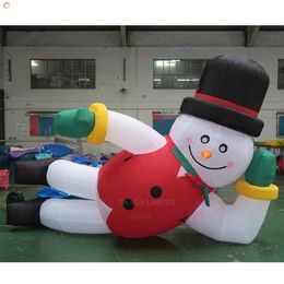 Activités de plein air allongées de neige décorations gonflables de la saison de Noël