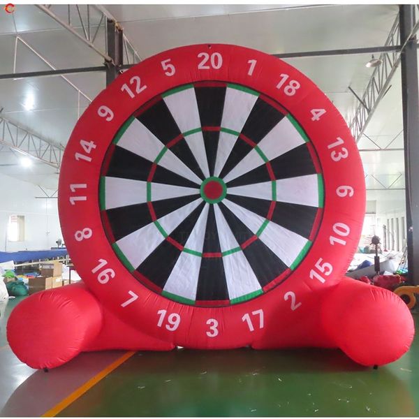 Juego de deportes de tablero de dardos de fútbol inflable portátil para actividades al aire libre a la venta