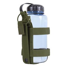 Sac à bouteille d'eau réglable extérieur Voyage militaire bouteille molle porteuse thermos thermos support de bouilloire sac de transporteur pour la randonnée