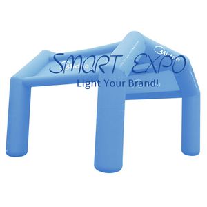 Tente gonflable d'arcbaubo sur gazo-biseaux W8XH5M pour la marque sportive Expo avec impression personnalisée et ventilateur